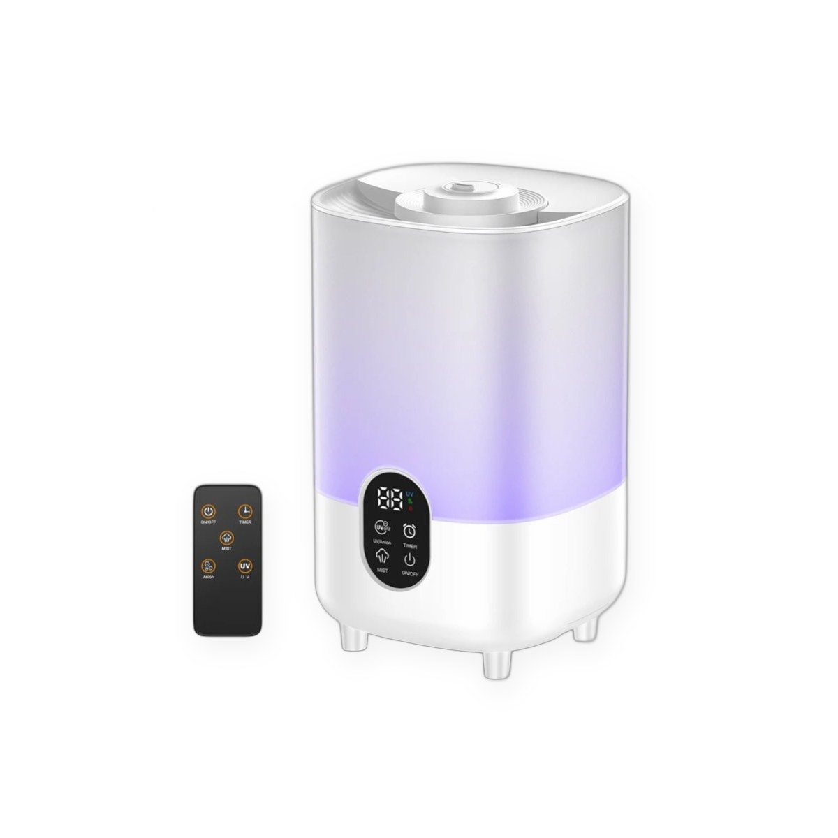 4L ultrasonic cool mist humidifier with remote control