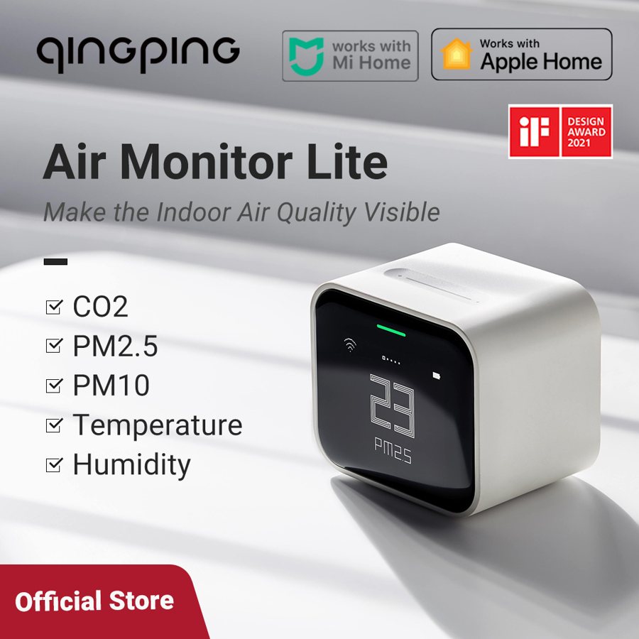 WiFi air quality CO2 meter, 5-in-1 sensor