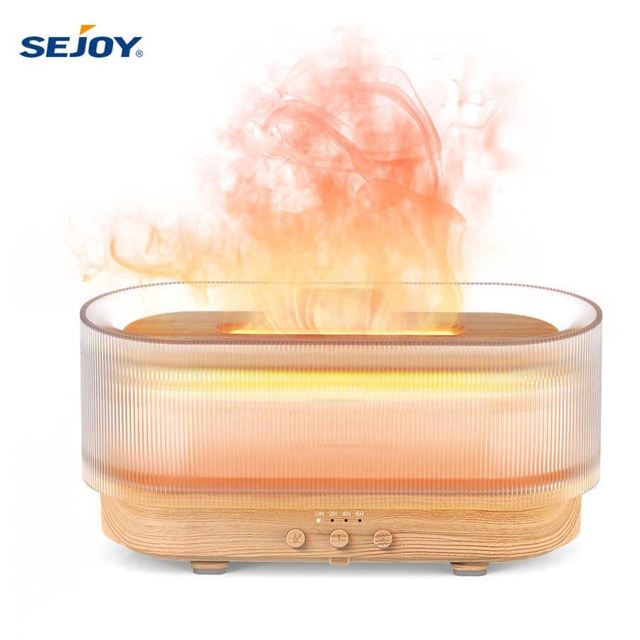 Oil diffuser with flame LED, cool mist humidifier