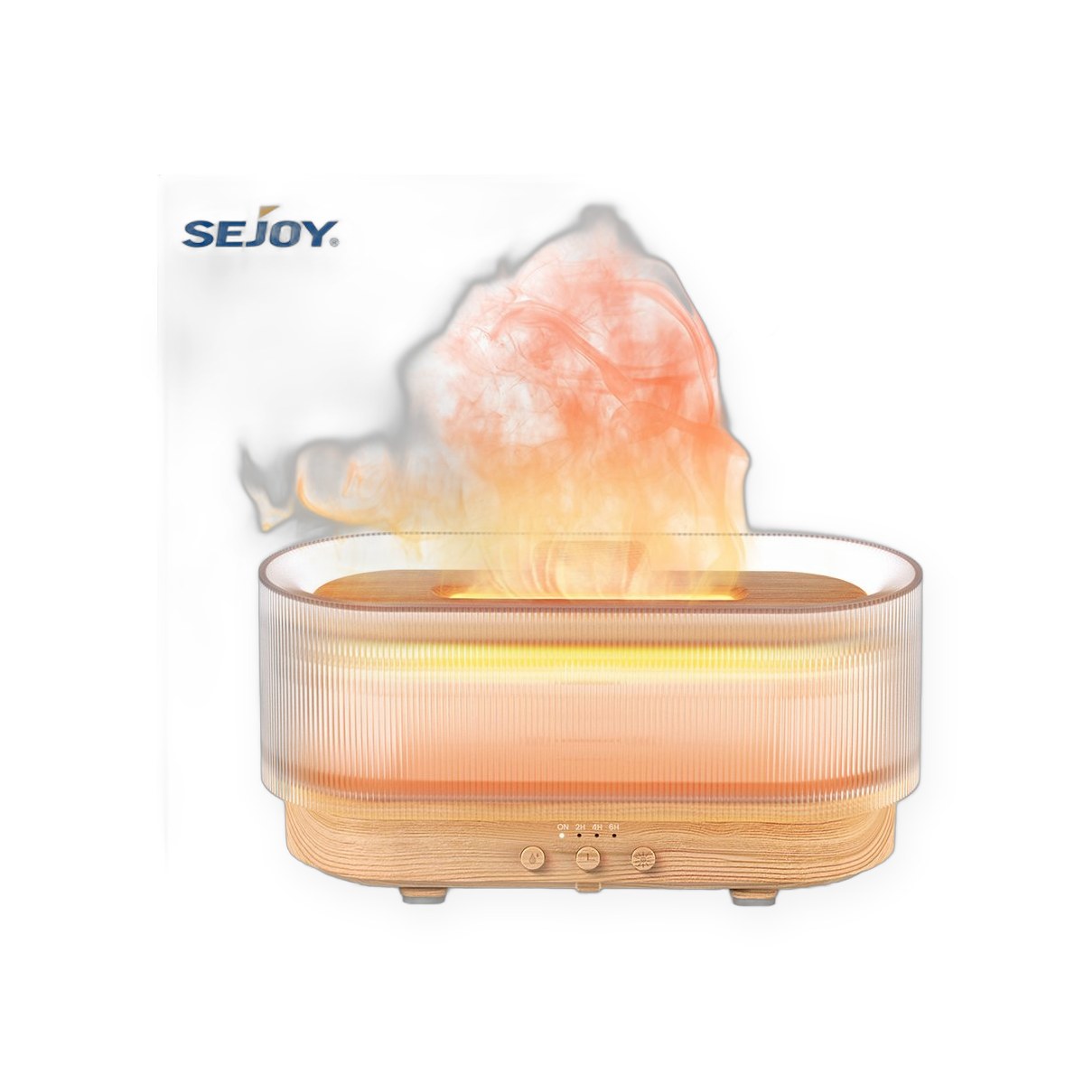 Oil diffuser with flame LED, cool mist humidifier