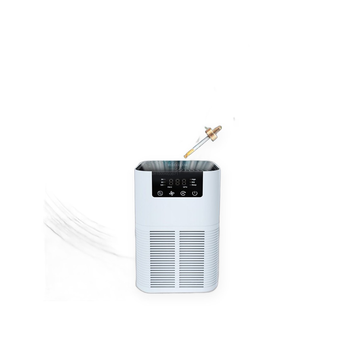 Air purifier with HEPA filter and negative ion generator