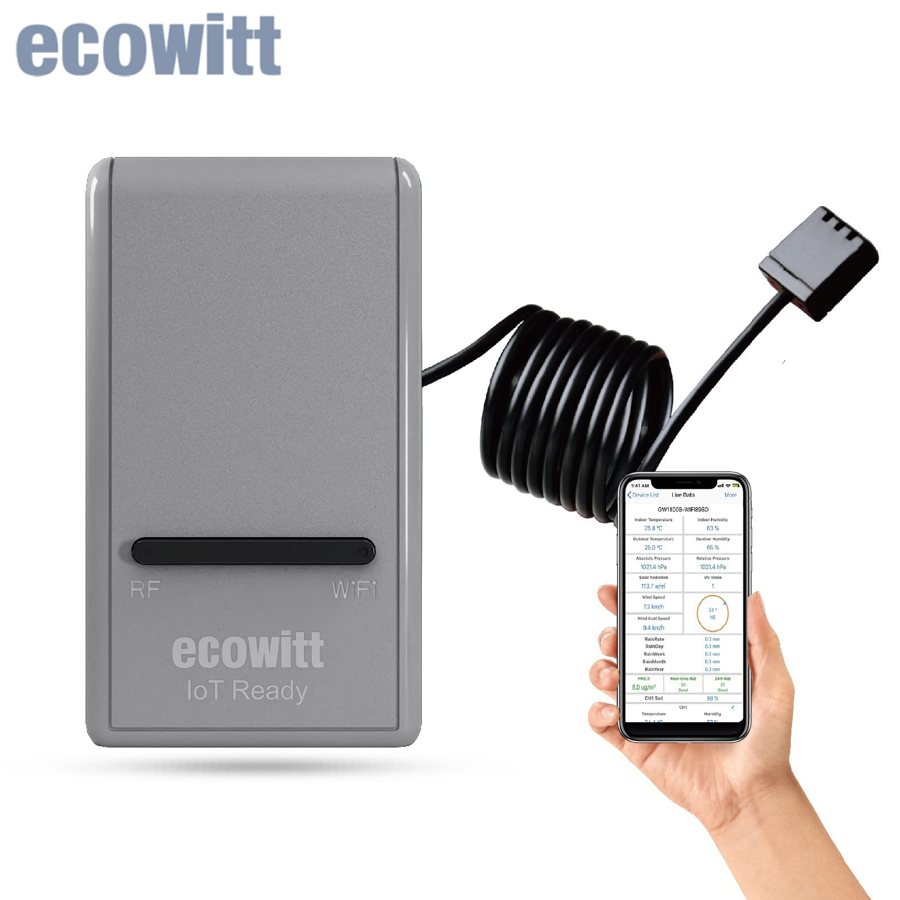 WiFi hub with thermometer, hygrometer and pressure sensor