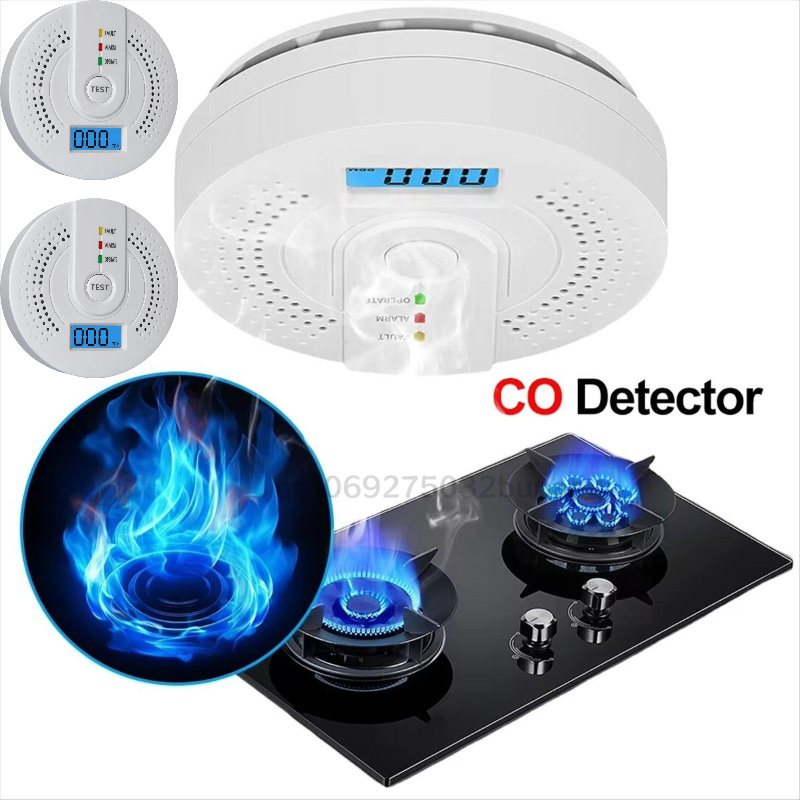 Independent carbon monoxide alarm, high sensitivity