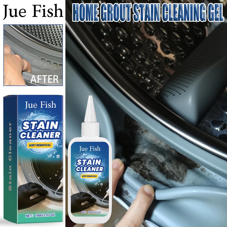 Kitchen and bathroom stain remover gel for grout