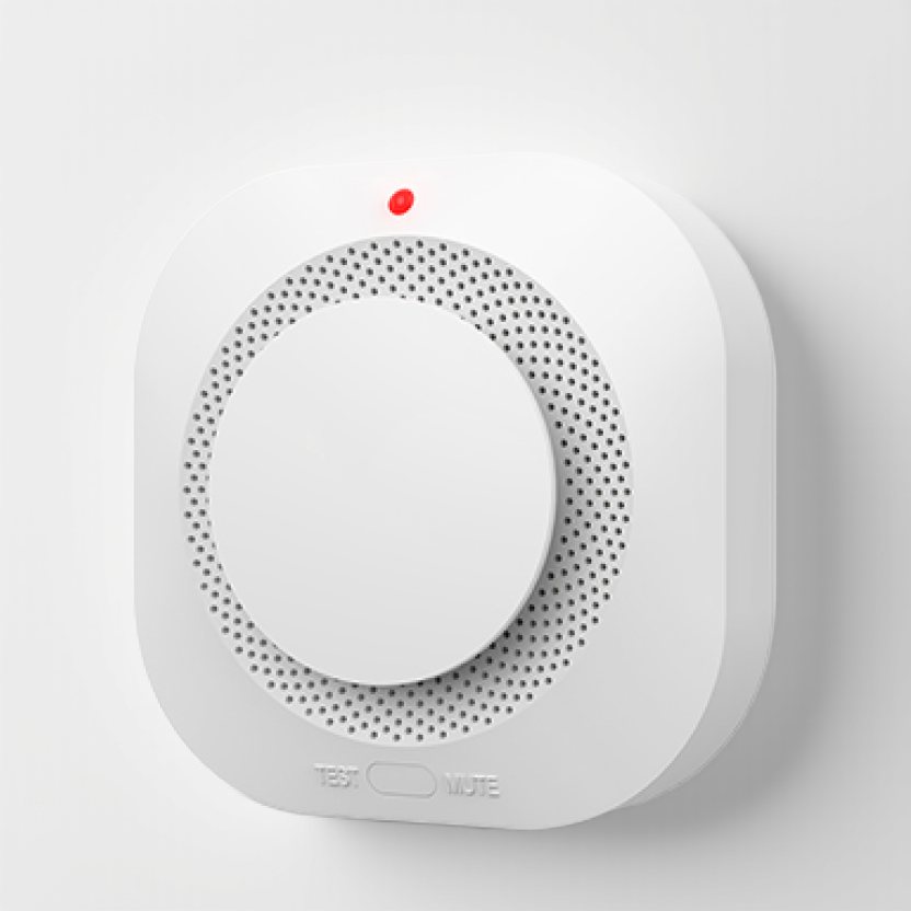 WiFi smart smoke alarm that works with smart home systems
