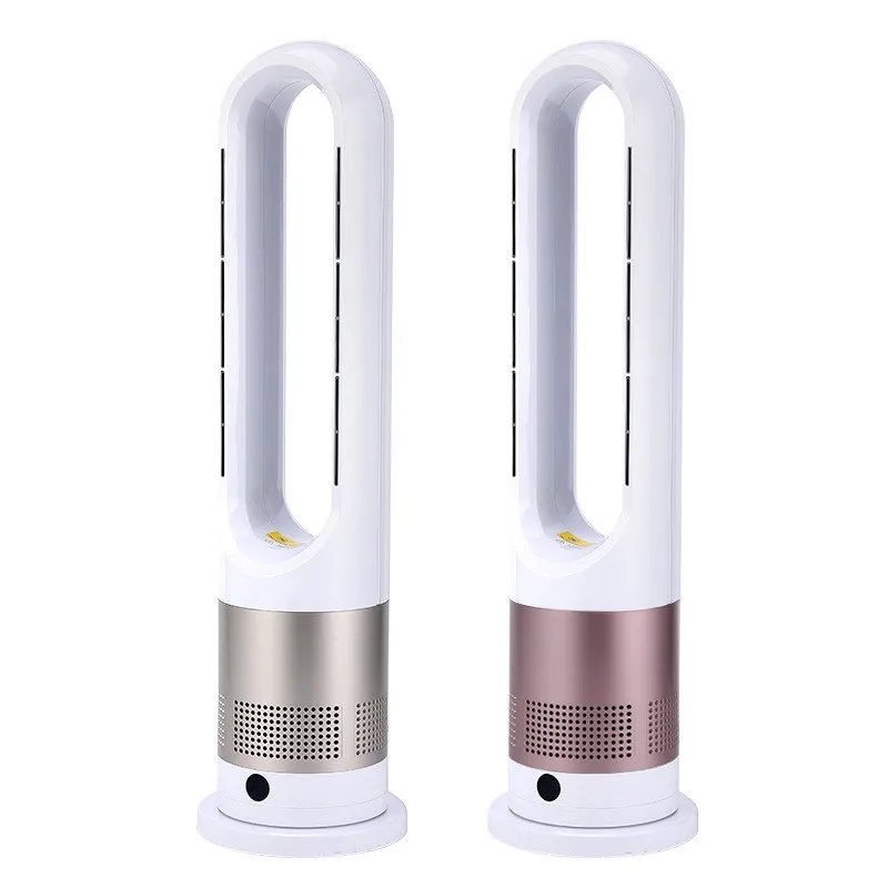 Electric tower fan with cold and warm air