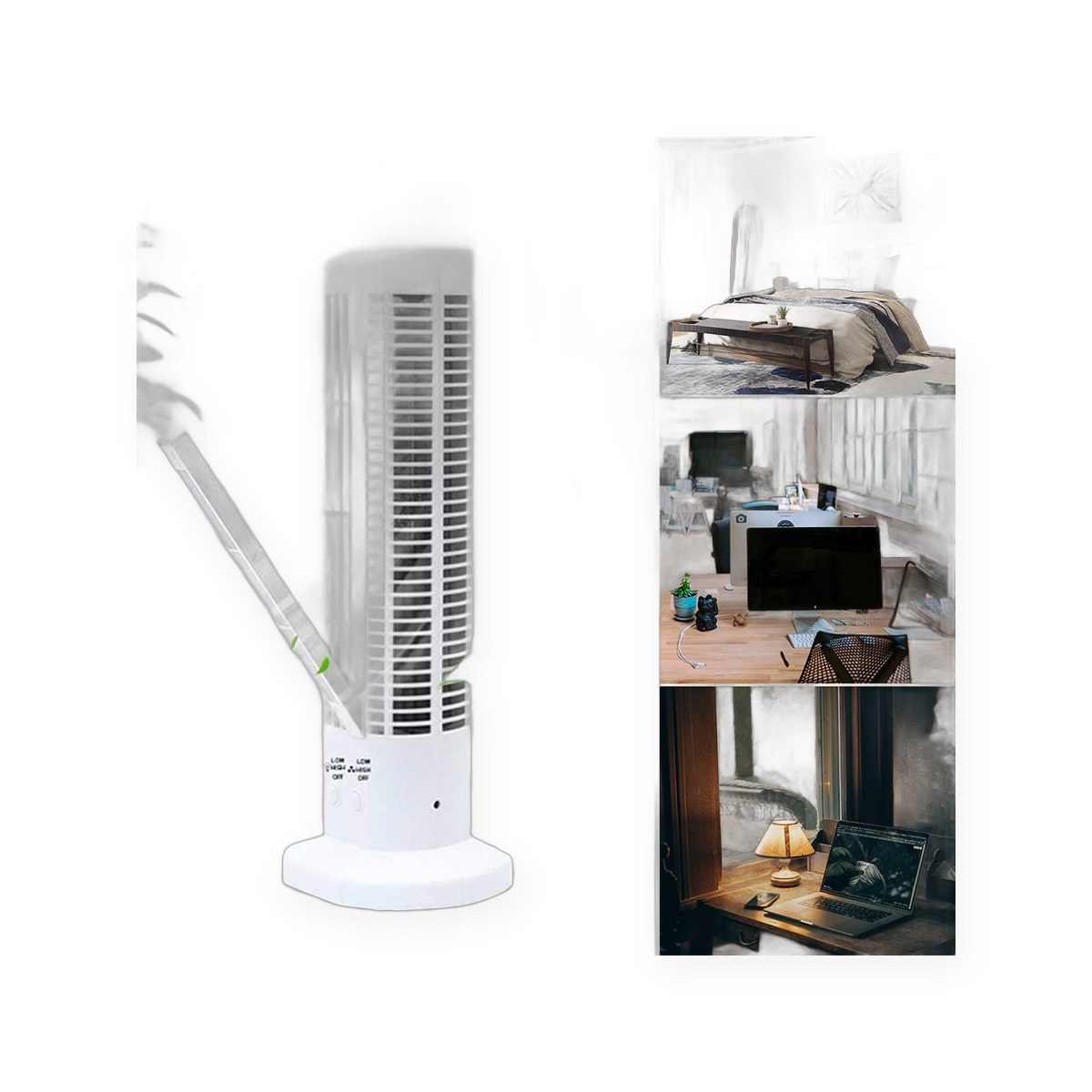 Adjustable mini table air cooler for summer