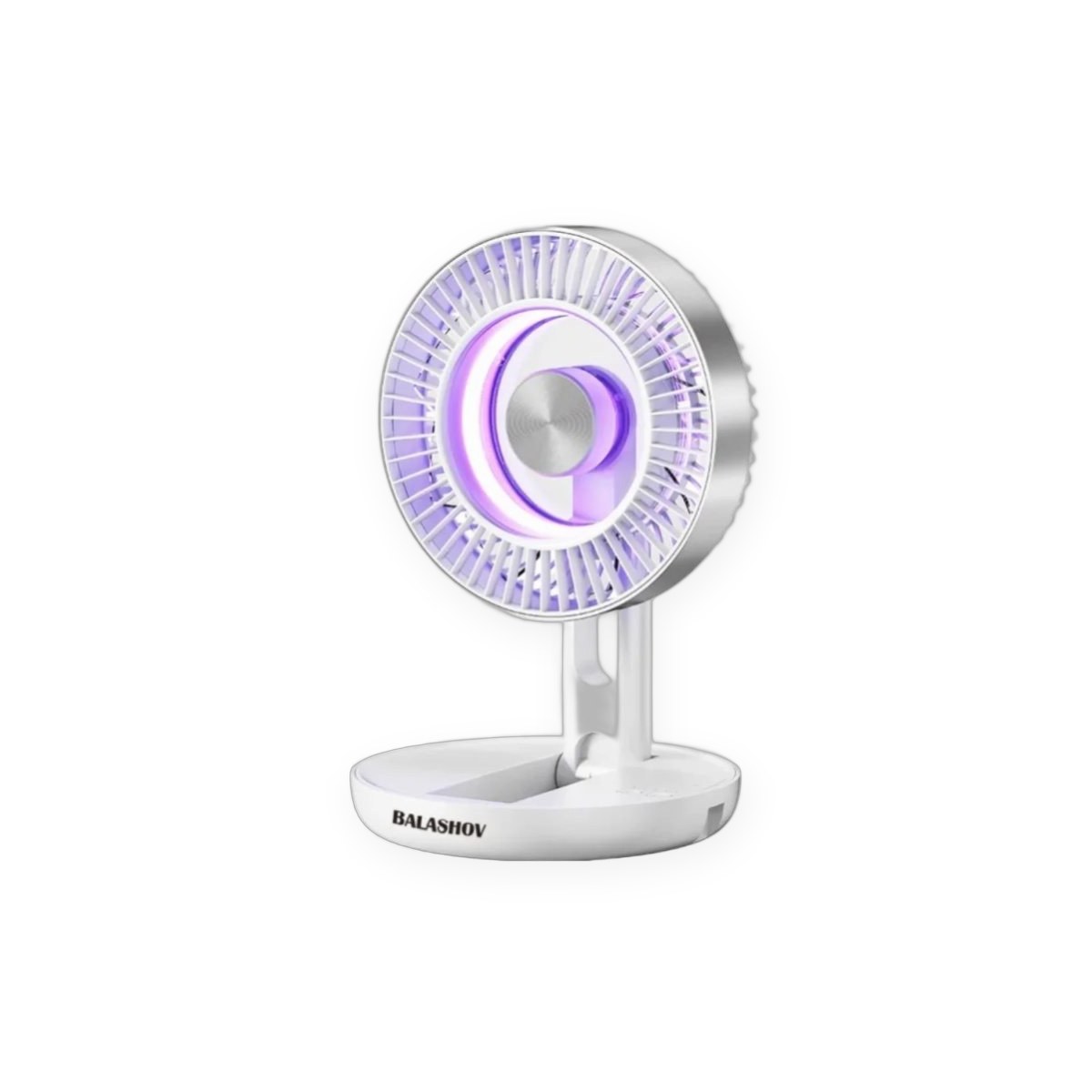 USB rechargeable foldable desk fan, wireless, silent