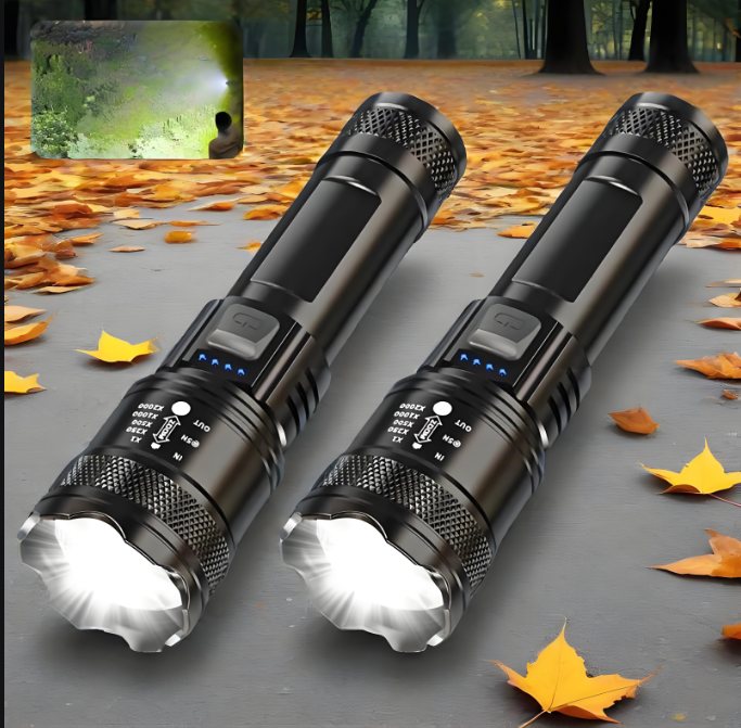 1000 Lumen Rechargeable Zoom LED Torch