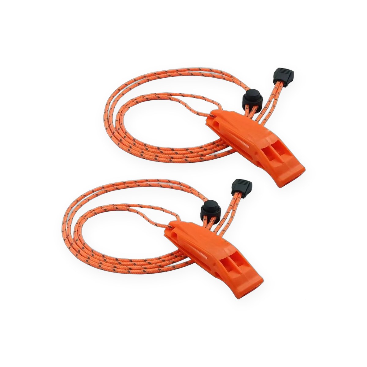 120dB Orange Safety Whistle with Lanyard