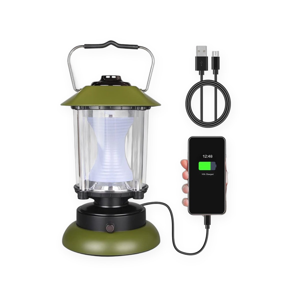 Dimmable 18650 Hanging Camping Lantern