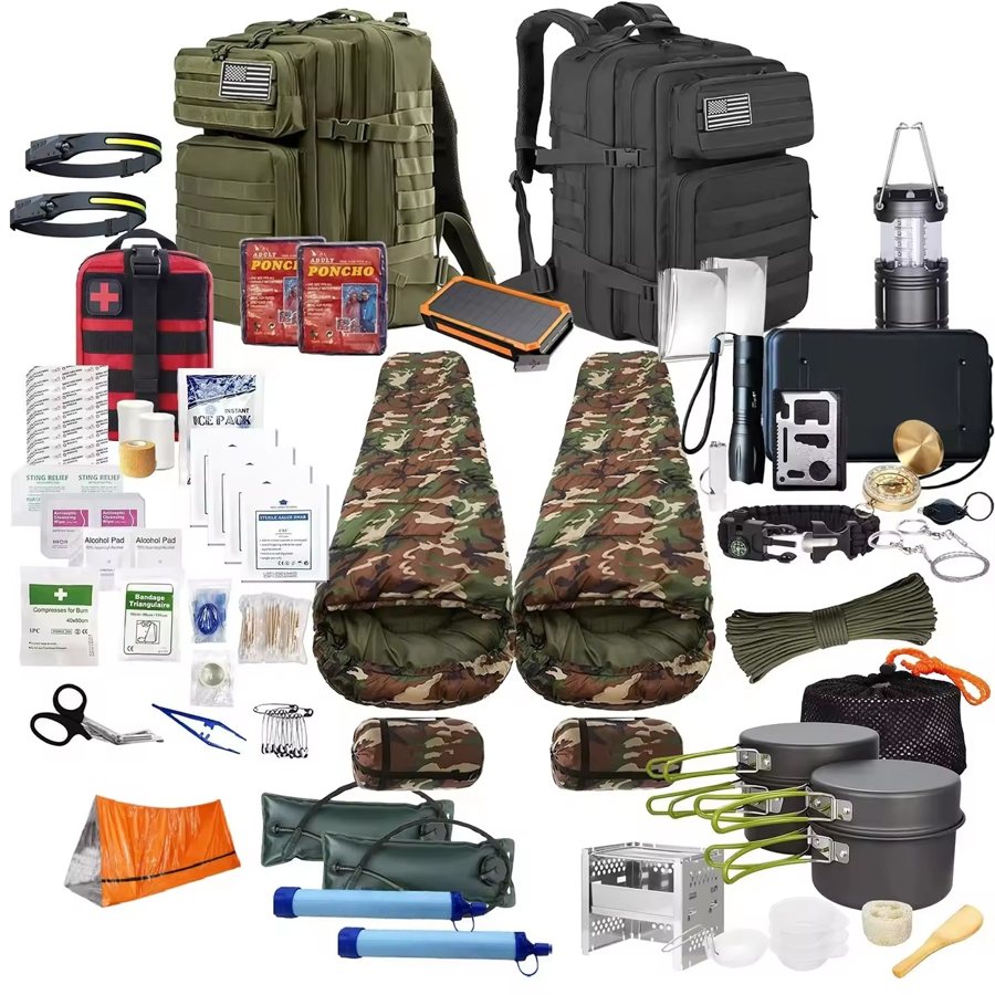72-Hour Survival Backpack Kit for Two