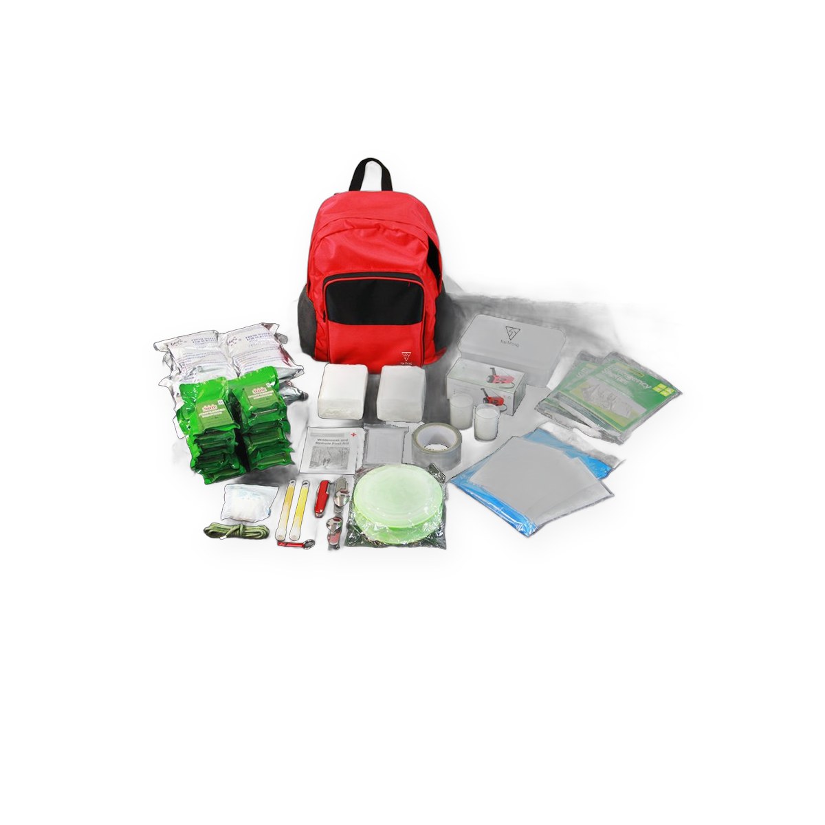 2-Person 72-Hour Survival Kit, 600D Nylon