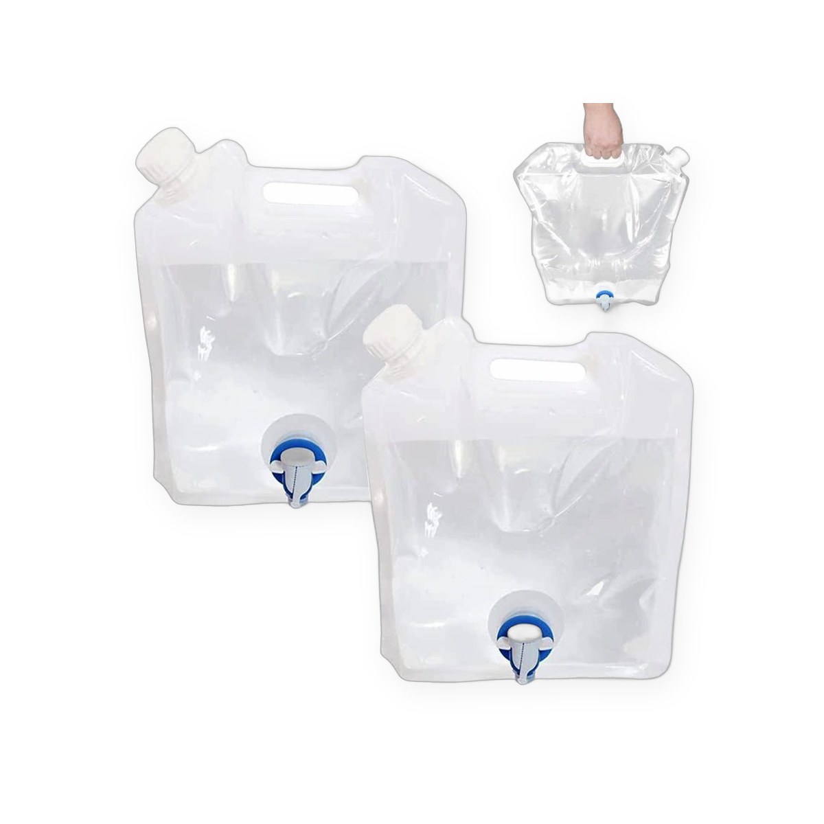 Collapsible 10L and 20L Water Container with Spigot