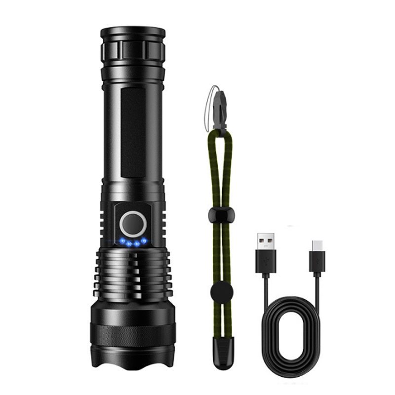 Handheld XHP50 Rechargeable Torch