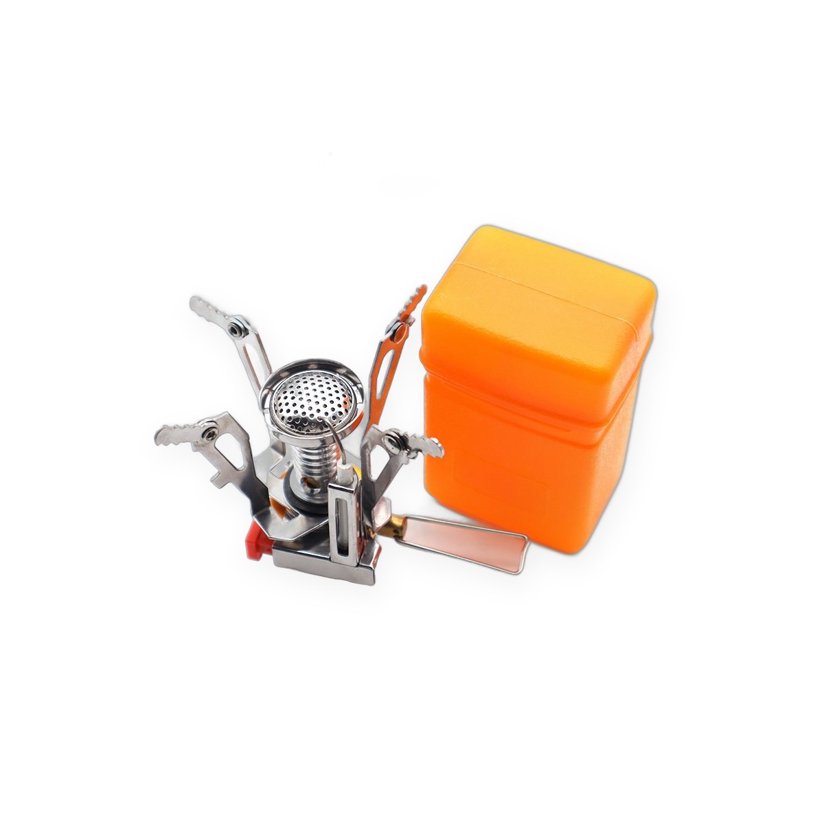 Miniature Single Burner Backpacking Stove