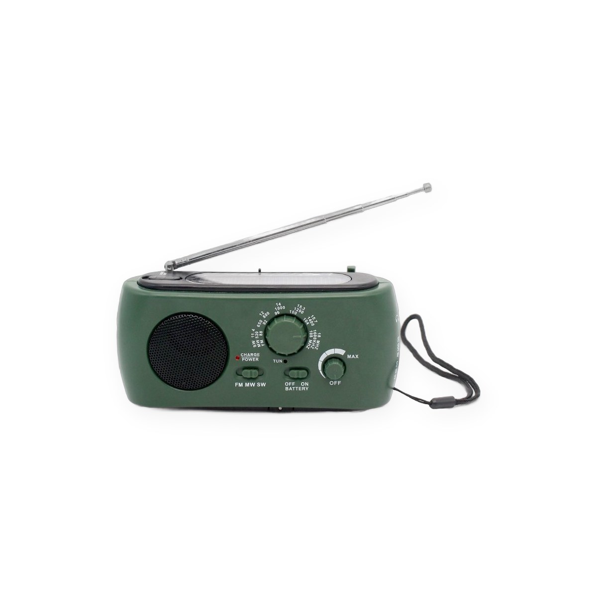 AM/FM Emergency Radio with Solar and Dynamo