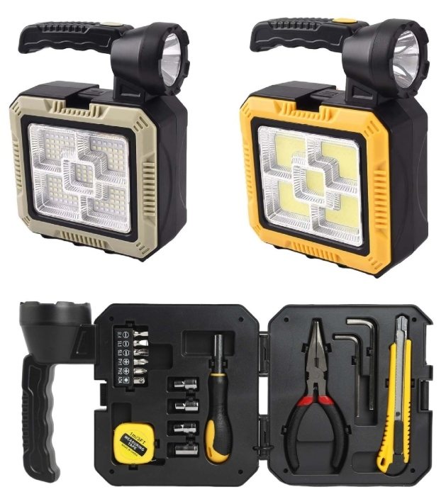 Solar Camping Lantern with Tool Kit