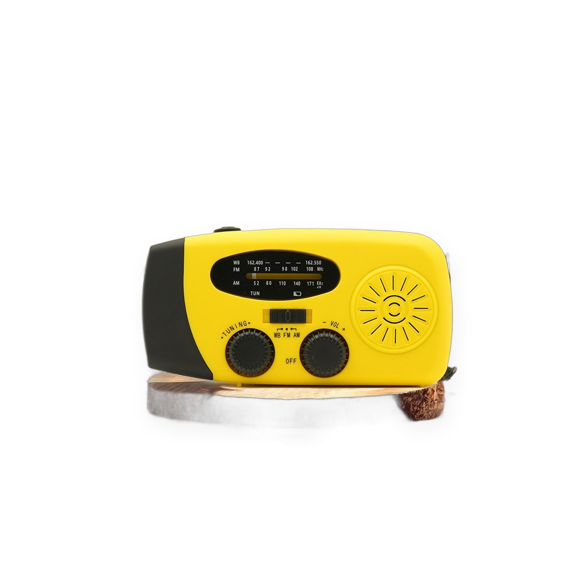 SOS Solar Hand Crank Weather Radio