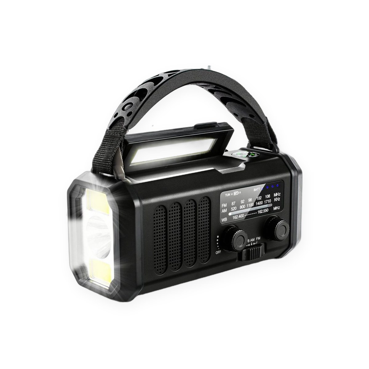 10000mAh Weather Radio with SOS Flashlight