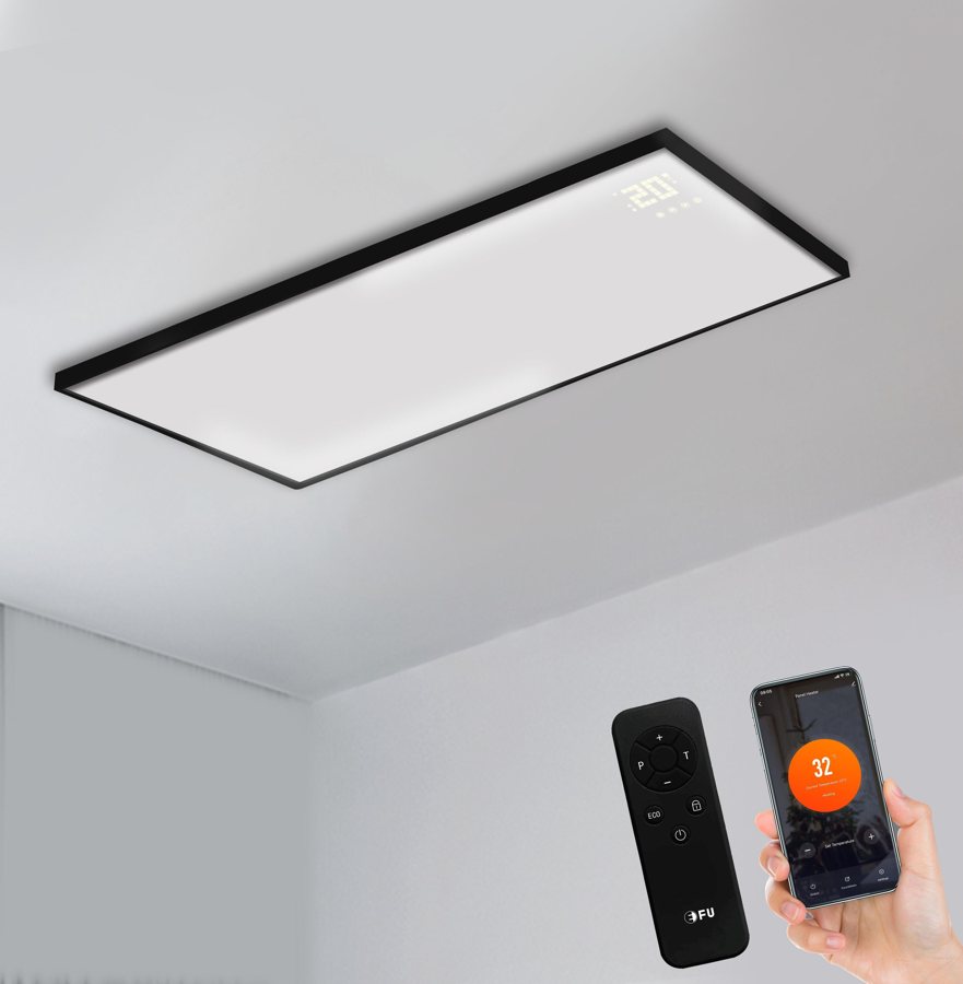 Ceiling Infrared Heating Panel with Built-in Light