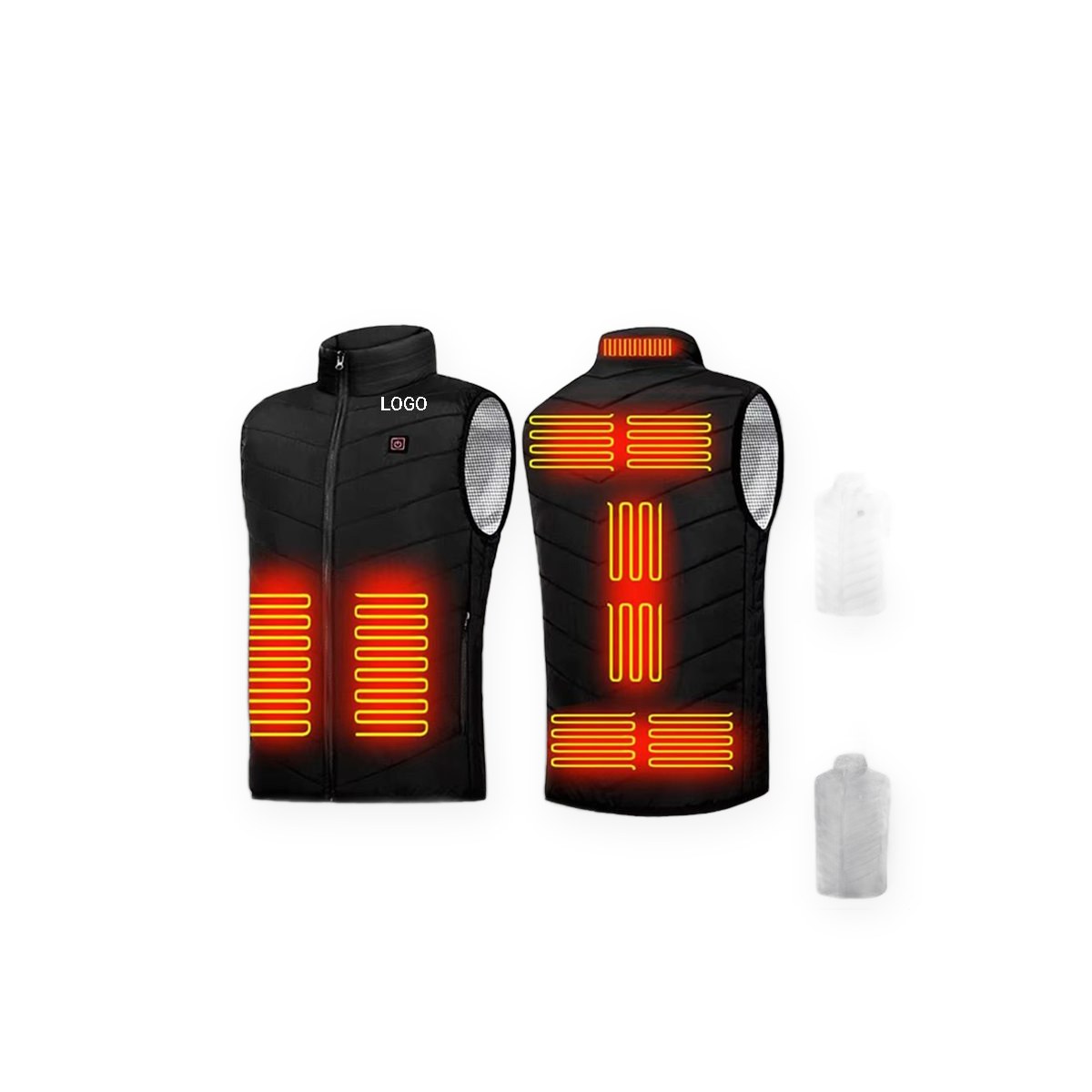 Heated Gilet with 2, 4 or 9 Heating Zones