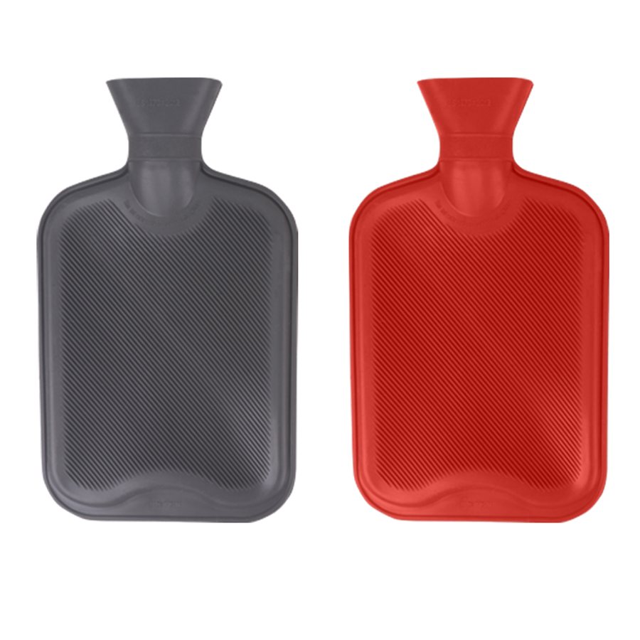 Silicone Hot Water Bottle with Faux Fur Cover