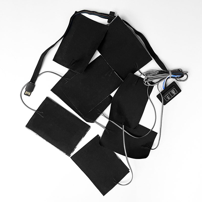 USB Heated Clothing Pad with 3 Temperature Levels