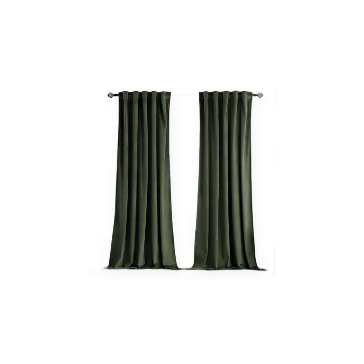 Velvet Thermal Blackout Curtain with Grommets
