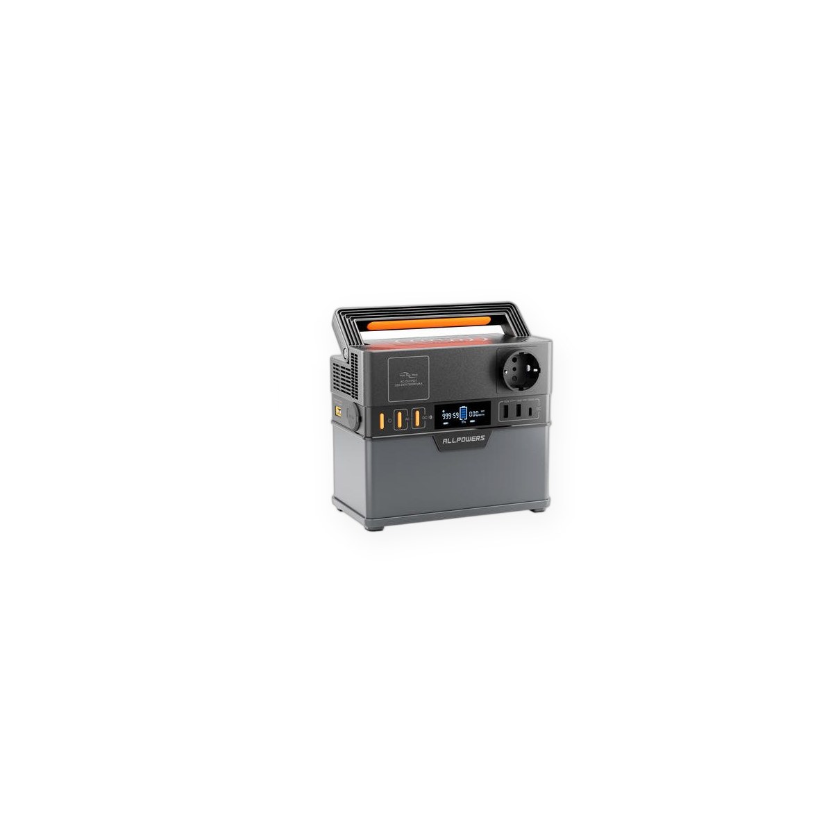 300W Portable Power Station with 288Wh Battery and Wireless Charging