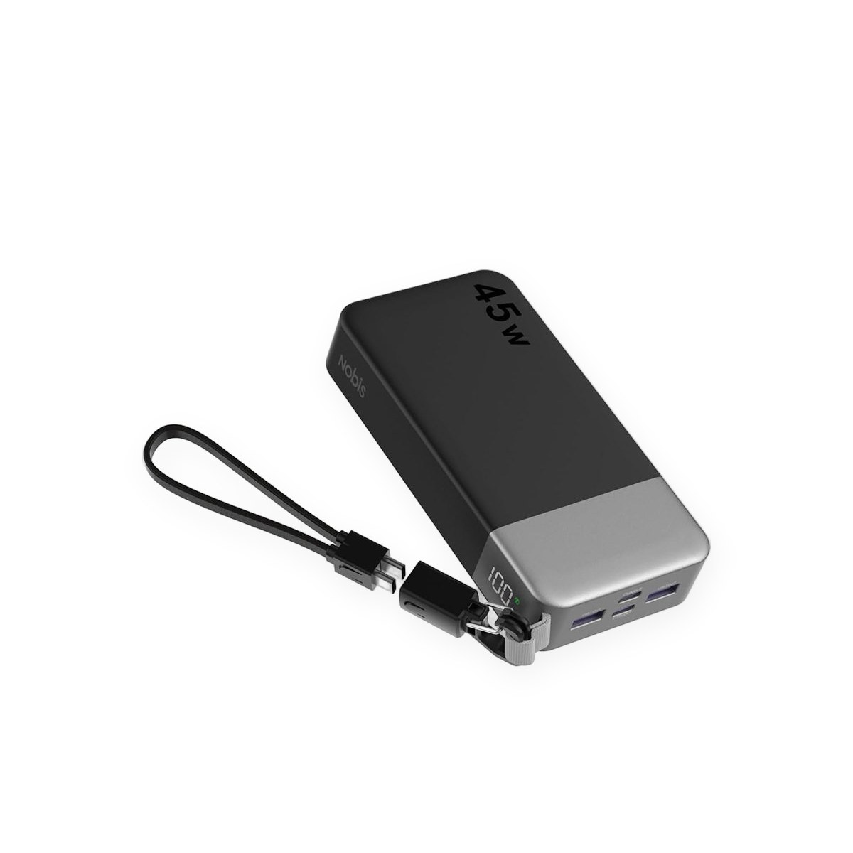 45W 20000mAh power bank, PD 3.0 and QC 4.0
