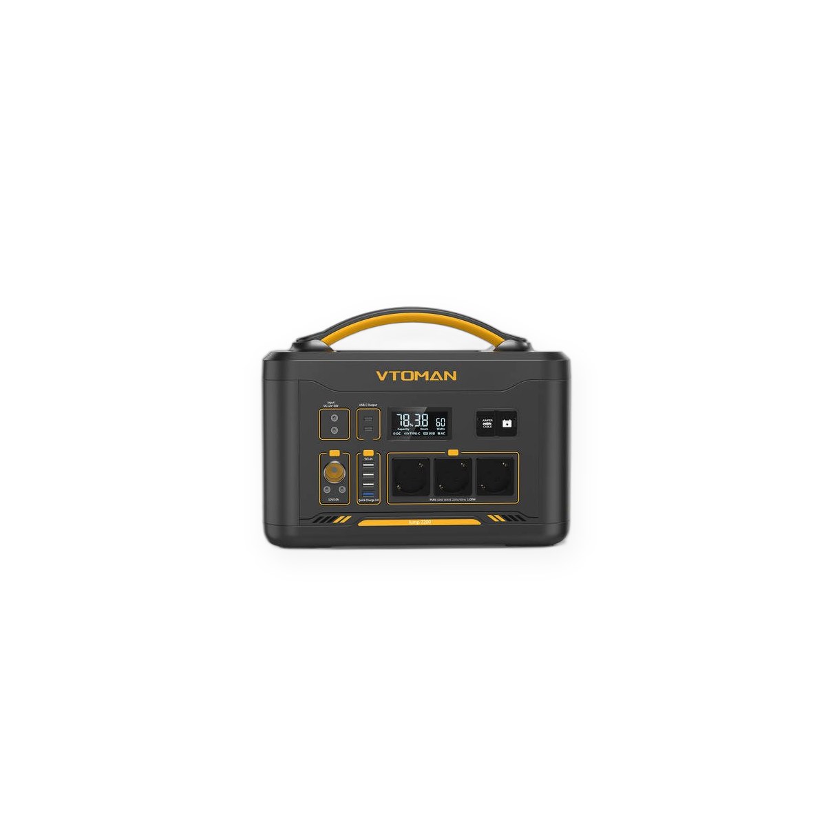 500W Portable Power Station with 460.8Wh LiFePO4 Battery