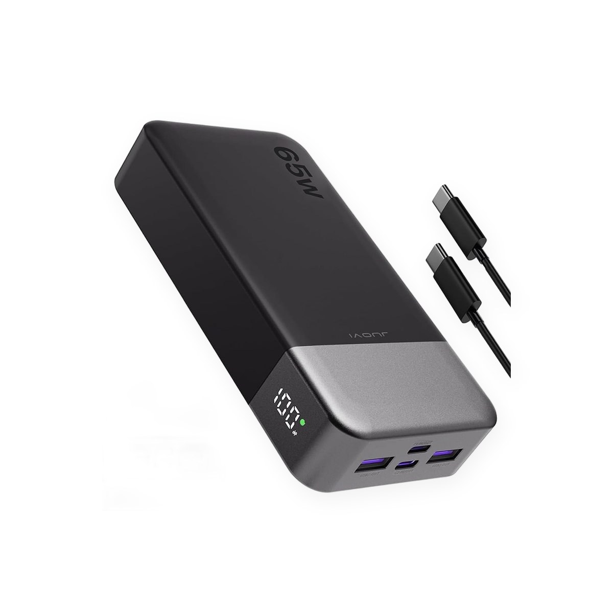 65W 20000mAh compact USB-C power bank