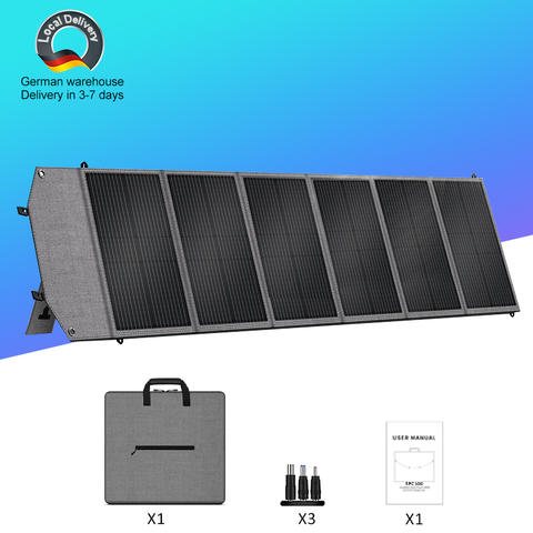 200W Foldable Solar Panel with USB-C PD Fast Charging