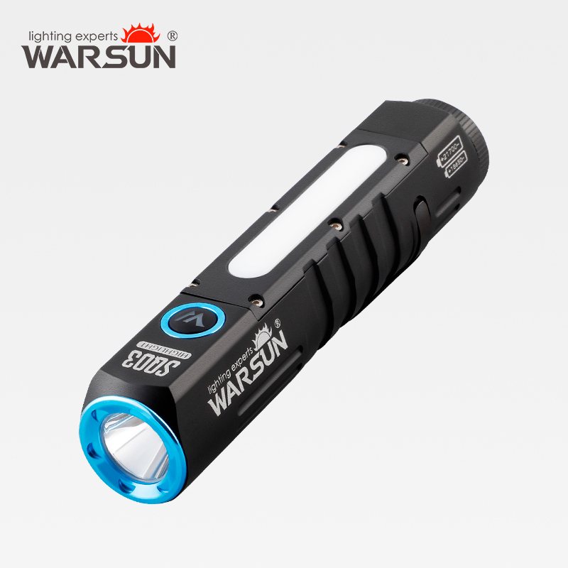 Magnetic rechargeable LED torch and lantern