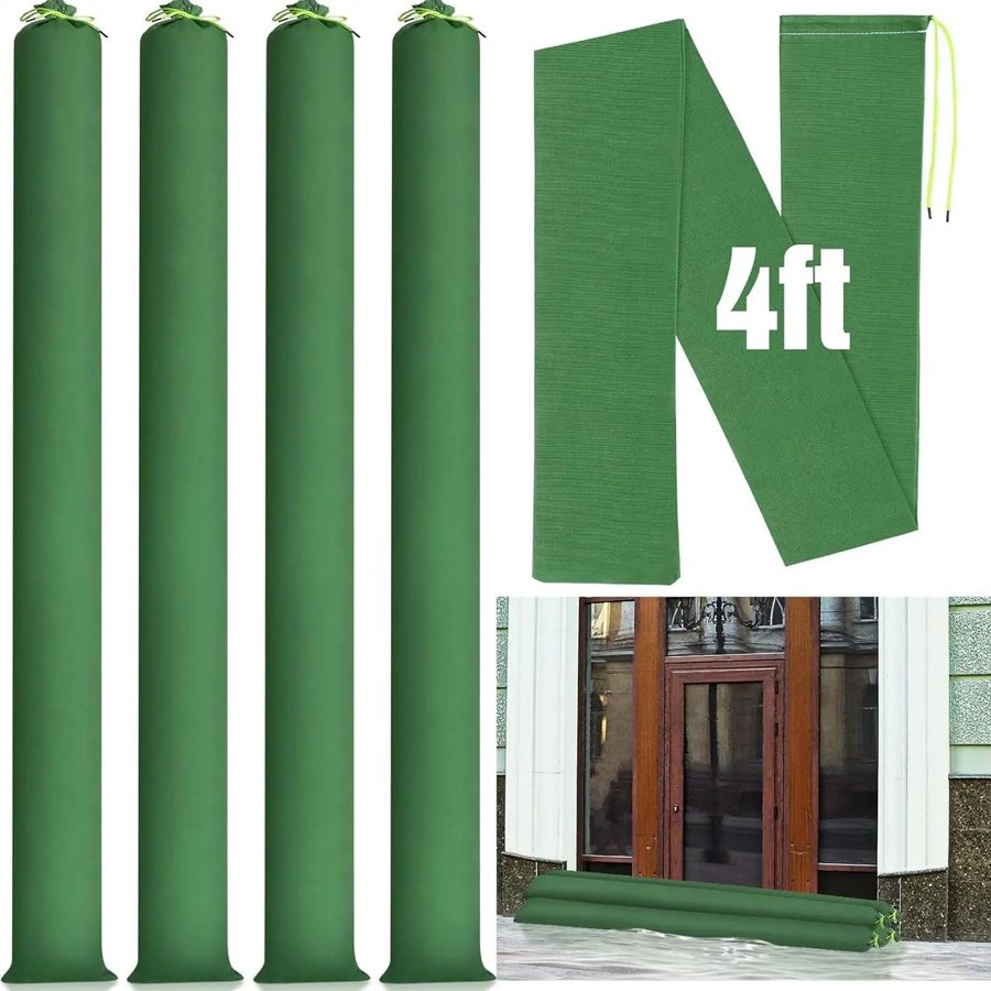 Flood sandbags and barriers for home, 4 pieces
