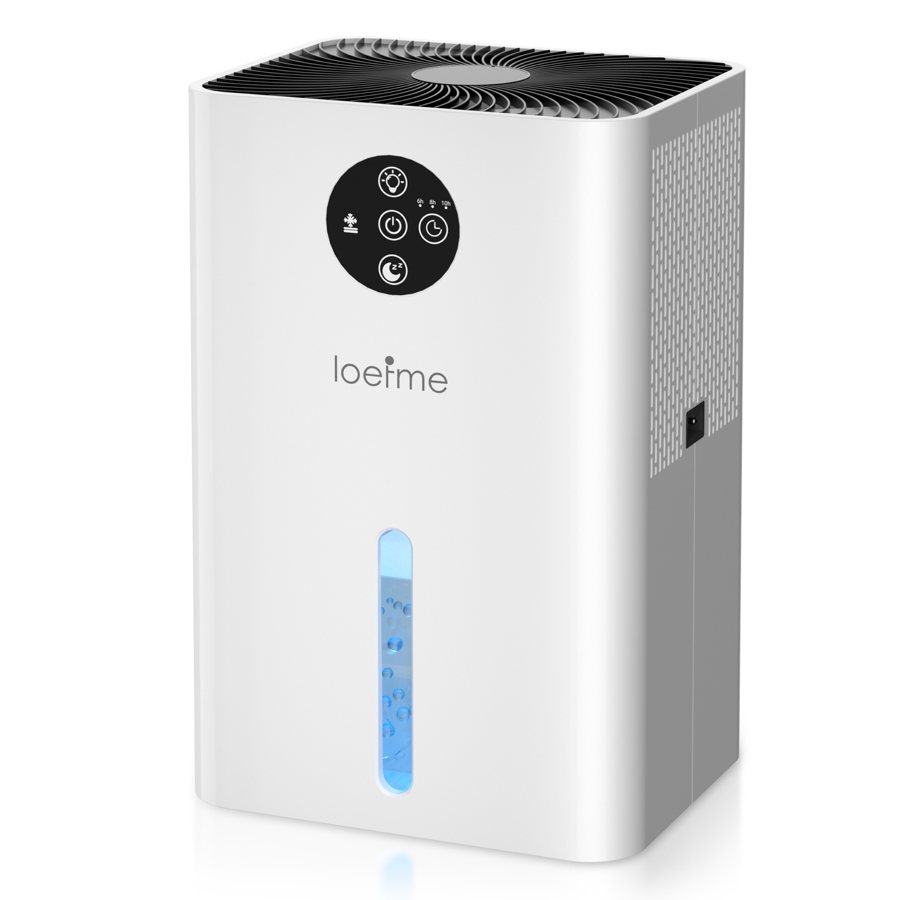 Quiet portable mini dehumidifier, 500 ml/day, 1.8L tank