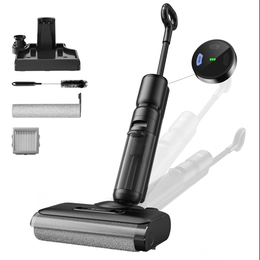 Cordless wet and dry vacuum, 20000Pa, edge cleaning