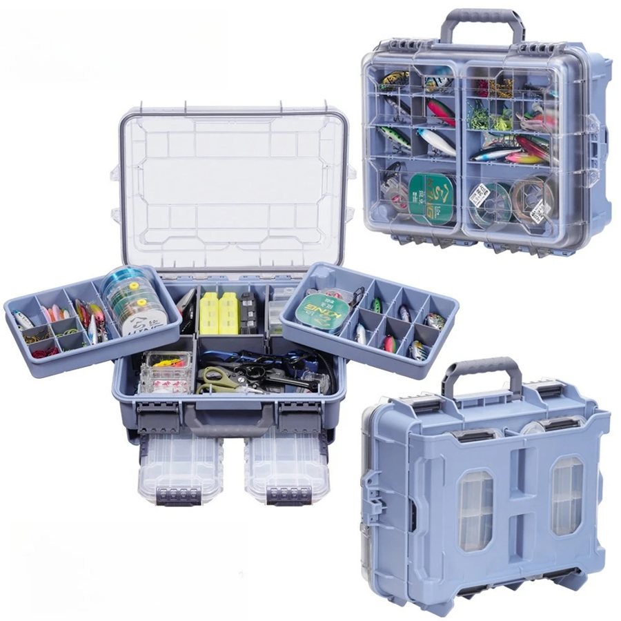 Large waterproof tackle and tool storage organiser