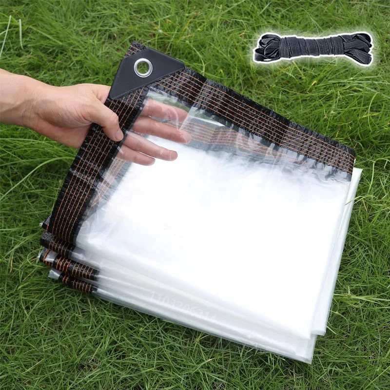 Thick transparent waterproof tarpaulin cover